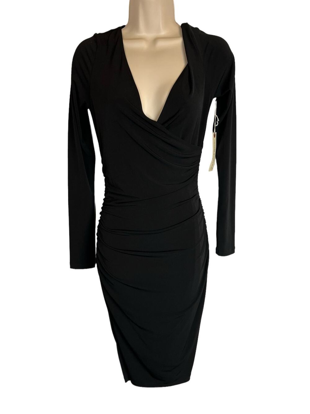 Graham & Spencer NWT Cocktail Dress Plunge  Bodycon bandage sexy S Small